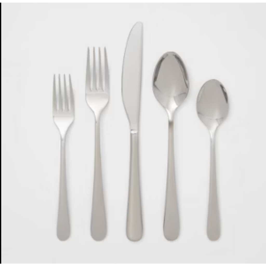 Silver Flatware Set